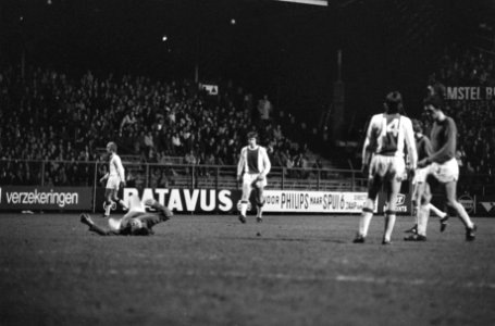 Ajax tegen NEC 1-0, kwartfinale KNVB beker , spelmoment, Bestanddeelnr 925-4941