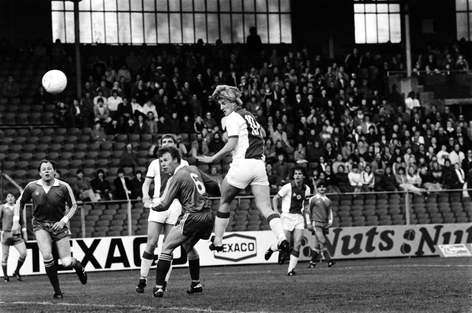 Ajax tegen PEC Zwolle 2-1, Kieft in aktie 18 april 1981, Bestanddeelnr 931-4390