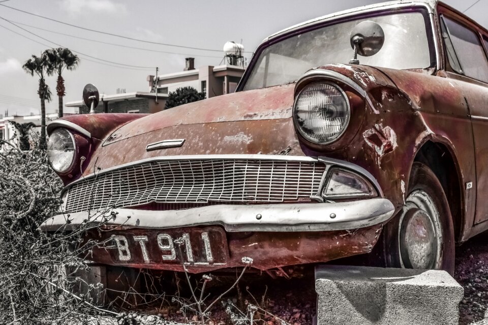 Abandoned broken aged