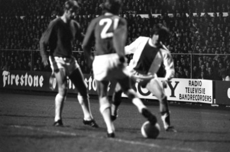 Ajax tegen NEC 1-0, kwartfinale KNVB beker , spelmoment, Bestanddeelnr 925-4942