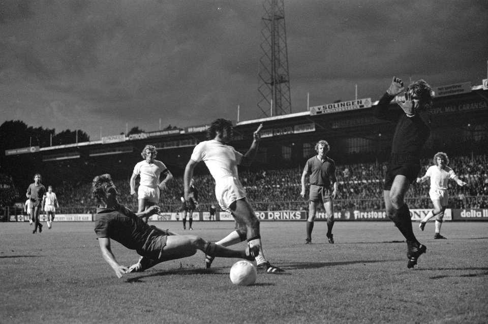 Ajax tegen Bayern Munchen 2-1, spelmoment, Bestanddeelnr 925-7947