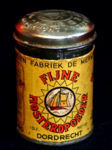 AJ vd Ree en Zonen Mosterd poeder blikje, foto5