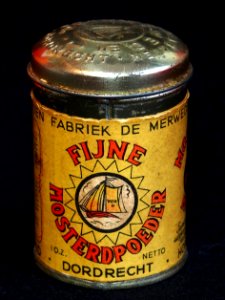 AJ vd Ree en Zonen Mosterd poeder blikje, foto6