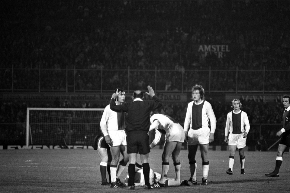 Ajax tegen Independiente 3-0, tweede wedstrijd voor wereldbeker, Ajax-speler geb, Bestanddeelnr 925-9156