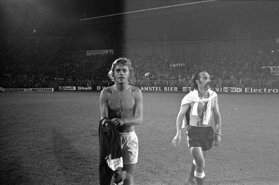 Ajax tegen Independiente 3-0, tweede wedstrijd voor wereldbeker, Johnny Rep (lin, Bestanddeelnr 925-9137