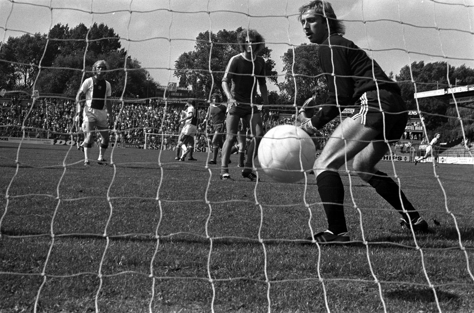 Ajax tegen Hertha BSC 3-1, oefenwedstrijd 1e doelpunt Ajax, Bestanddeelnr 927-4087
