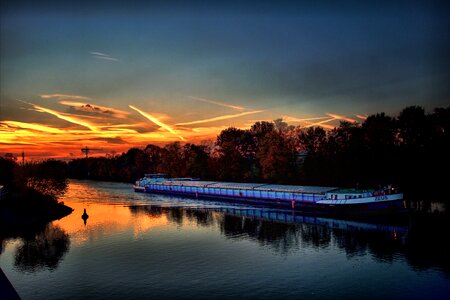 Abendstimmung dusk bismark photo