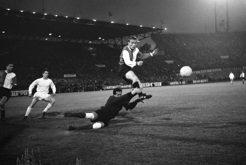 Ajax tegen Feyenoord 2-0, spelmomenten, Bestanddeelnr 919-1661