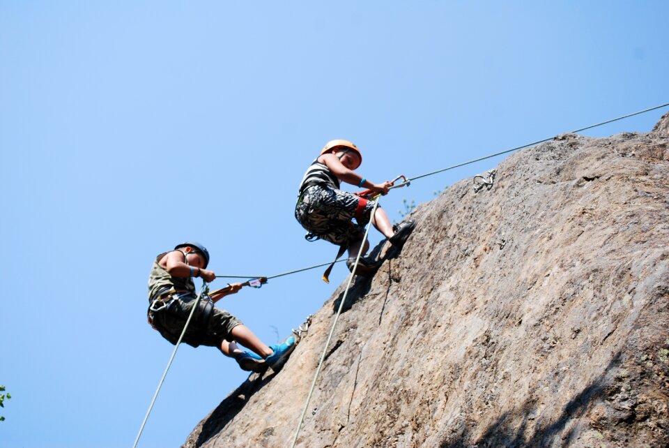 Climbing outdoor living adventure