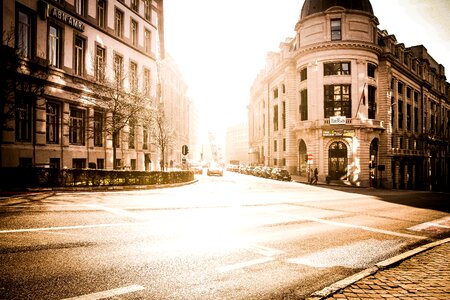 Street city ​​center architecture photo