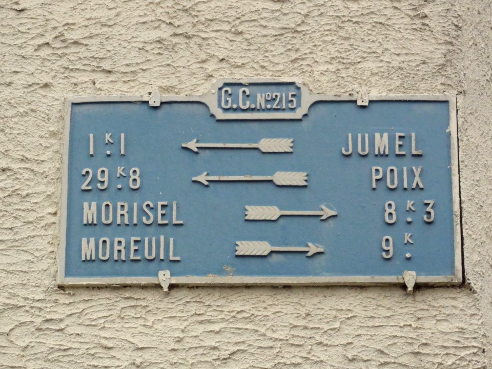 Ailly-sur-Noye (Somme) plaque de cocher A