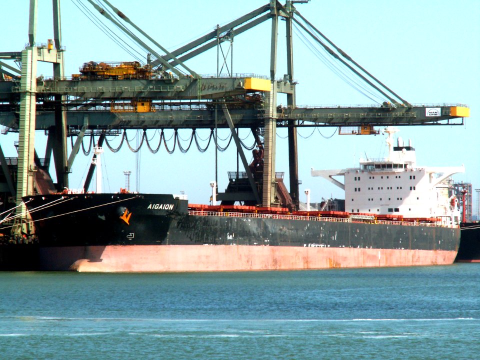 Aigaion - IMO 9268473 - Callsign SYMC , Mississippi harbour, Port of Rotterdam, Holland 17-Apr-2006