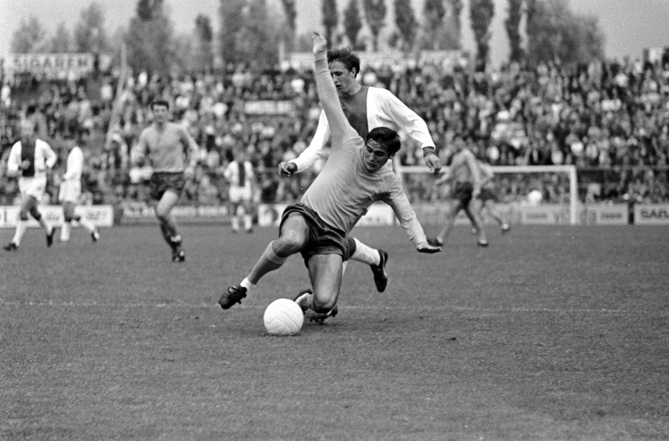Ajax tegen Everton. Spelmomenten, Bestanddeelnr 920-5841