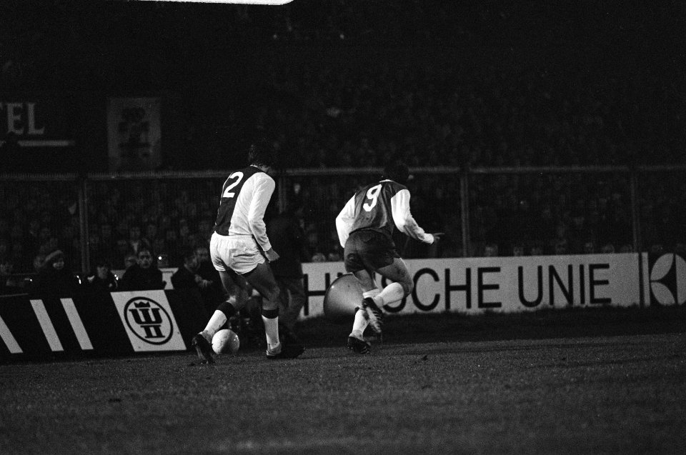 Ajax tegen Feijenoord 6-0 spelmomenten, Bestanddeelnr 928-2481
