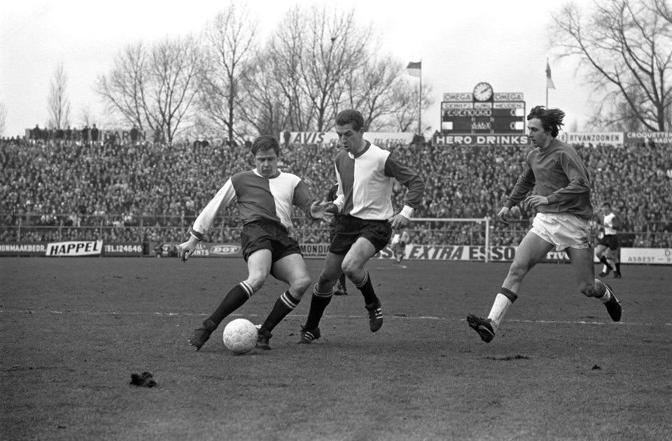 Ajax tegen Feijenoord 1-2 (bekercompetitie) spelmomenten, Bestanddeelnr 922-1865