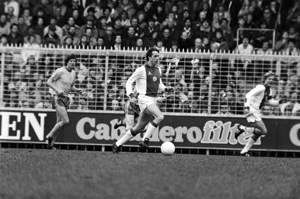 Ajax tegen FC Den Haag 9-1. 8a Cruijff in aktie, Bestanddeelnr 932-0563