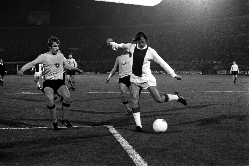Ajax tegen Dynamo Dresden 2-0, Europa Cup I, Bestanddeelnr 924-9376