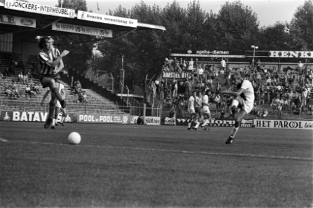 Ajax tegen Eindhoven 3-2, spelmomenten, Bestanddeelnr 928-7893