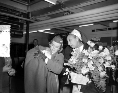Aankomst Josephine Baker Schiphol, Bestanddeelnr 907-7468