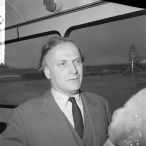 Aankomst Jehudi Menukin op Schiphol, Bestanddeelnr 918-0219