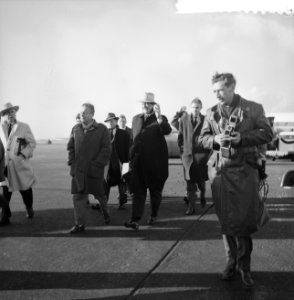 Aankomst John Wayne op Schiphol, Bestanddeelnr 911-7933