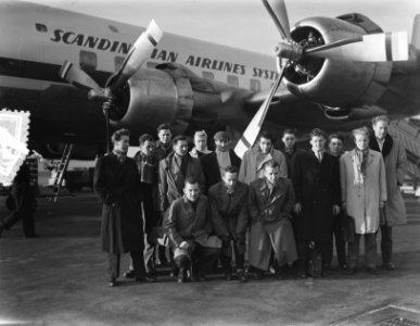Aankomst elftal Denemarken Schiphol, Bestanddeelnr 907-0090
