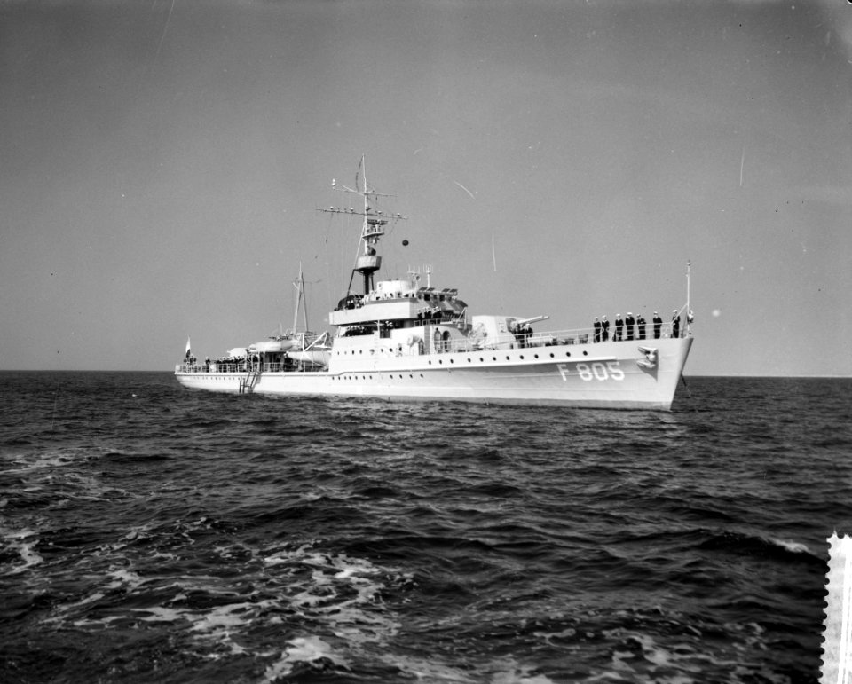Aankomst in Den Helder van Hr Ms fregat Van Speijk, Bestanddeelnr 910-6105