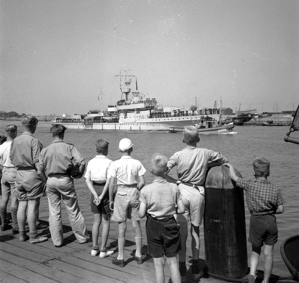 Aankomst Hr. Ms. Van Speijk in Den Helder, Bestanddeelnr 904-7128