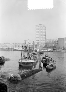 Aankomst in Coolhaven te Rotterdam 114 meter lange zink, Bestanddeelnr 904-8203