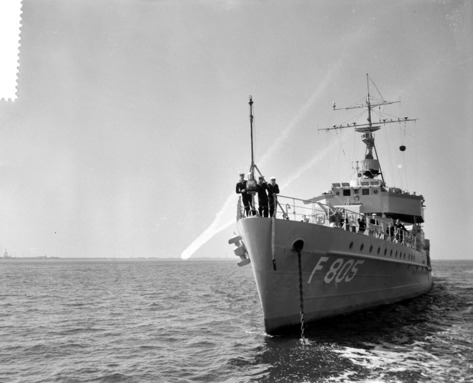 Aankomst in Den Helder van Hr. Ms. fregat Van Speijk, Bestanddeelnr 910-6106