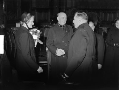 Aankomst van de nieuwe commandant van het Leger des Heils EC Thykjaer, en zijn, Bestanddeelnr 904-2747