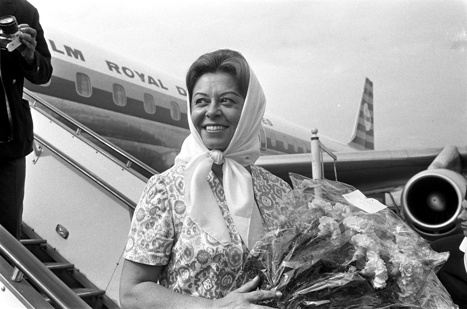 Aankomst Guliette Messina op Schiphol, Bestanddeelnr 919-3208