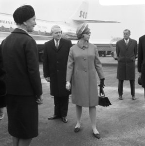 Aankomst Grieks Koningspaar, prinses Christina (Zweden), Bestanddeelnr 919-1343