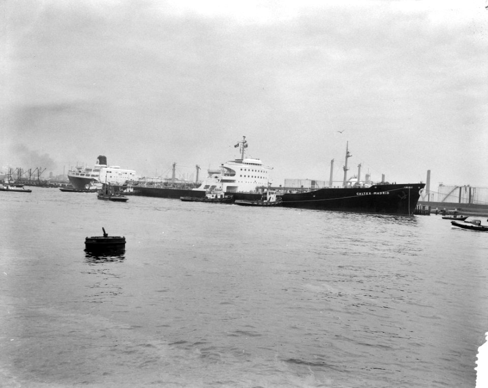 Aankomst van de grootste Nederlandse vlagvarend schip in Rotterdam, Bestanddeelnr 912-3729