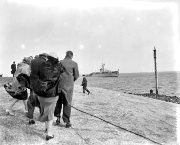 Aankomst HMS Johan Maurits van Nassau uit Nieuw-Guinea in Den Helder, Bestanddeelnr 909-4547