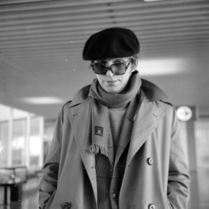 Aankomst Georgie Fame op Schiphol, Bestanddeelnr 921-0586