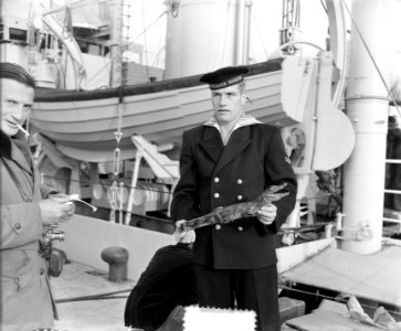 Aankomst Hms fregat Cerden in Den Haag, Bestanddeelnr 906-1197