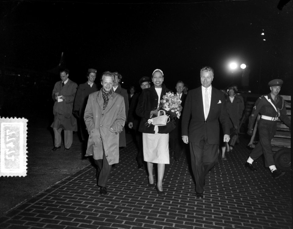 Aankomst Josephine Baker Schiphol, Bestanddeelnr 907-7471