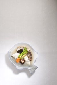 Fish plate asian photo