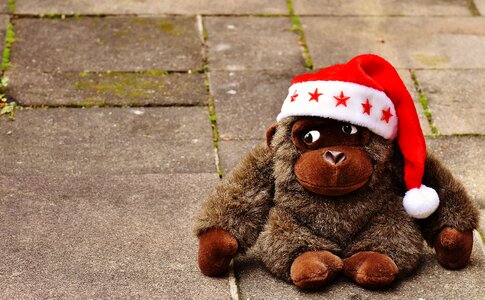 Soft toy monkey gorilla