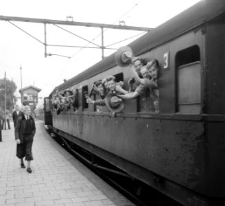 Aankomst deelnemers Jumbor in Utrecht, Bestanddeelnr 904-7262