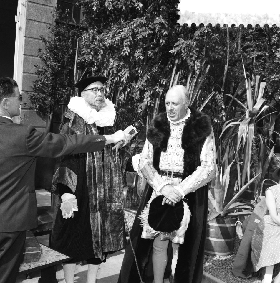 Aankomst Floriadepostkoets bij Hortus Botanicus te Leiden, Bestanddeelnr 911-2274