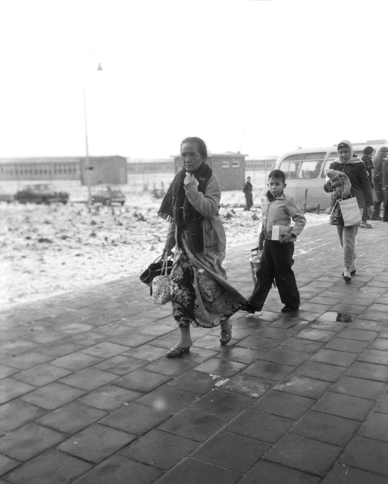 Aankomst evacues in legerplaats Budel, Bestanddeelnr 909-2671