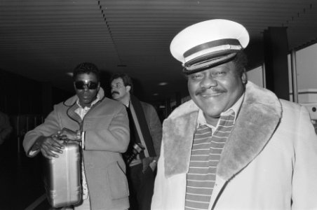 Aankomst Fats Domino op Schiphol, Bestanddeelnr 933-9199