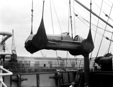 Aankomst race-auto's te Rotterdam, Bestanddeelnr 902-8919