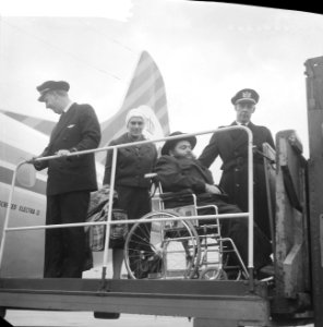 Aankomst Rabbi Uriel Zimmer op Schiphol, Bestanddeelnr 912-9000