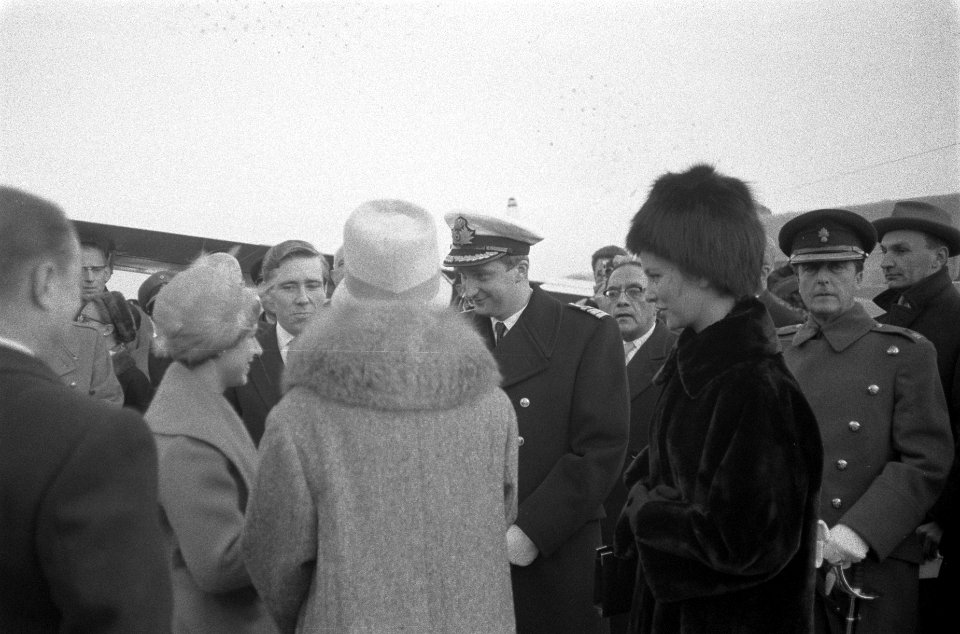 Aankomst Prinses Margaret en Anthony Armstrong Jones Brussel, Bestanddeelnr 911-8712