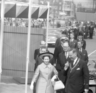 Aankomst Prinses Margaret en Lord Snowdon in de haven van Amsterdam, aankomst, Bestanddeelnr 917-7714