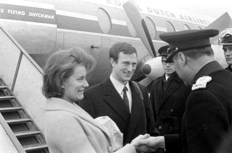 Aankomst prinses Kira van Pruissen en haar broer prins Friedrich Wilhelm van Pru, Bestanddeelnr 918-8653