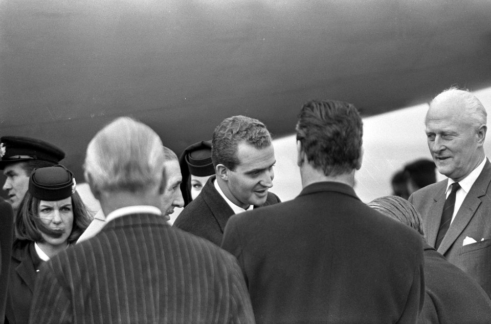 Aankomst Prins Juan Carlos op Schiphol, Bestanddeelnr 918-8647